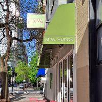 Not San Diego, but still mild enough for outdoor dining at Chicago Raw - Huron St in Chicago