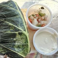 Collard wrap  at Chicago Raw - Huron St in Chicago