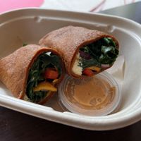 a raw wrap  at Chicago Raw - Huron St in Chicago