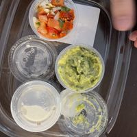 Sides for the burrito  at Chicago Raw - Huron St in Chicago