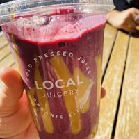Pb&j vibes smoothie at Local Juicery in Sedona