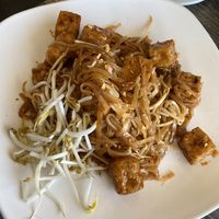 Pad thai  at Vegan Glory in Los Angeles
