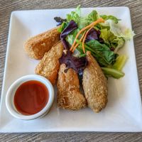 Drumsticks with sweet buffalo sauce (8/10) at Vegan Glory in Los Angeles