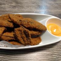 Portobello mushrooms at Vegan Glory in Los Angeles