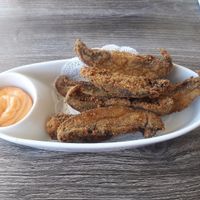 portobello fries at Vegan Glory in Los Angeles