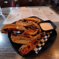 Portobello fries at Vegan Glory in Los Angeles