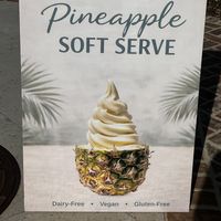 Sign  at The Pineapple Hut in Myrtle Beach
