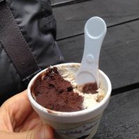 Tanzânia's chocolate (best ice cream ever) and chestnuts. at Stuzzi Come L'Italia - Campo Belo in Sao Paulo