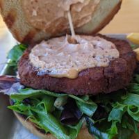 Isotope Patty at Fort George Brewery in Astoria