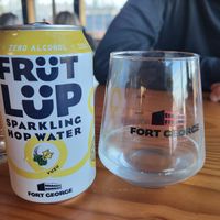 Hop water with yuzu - yum! at Fort George Brewery in Astoria