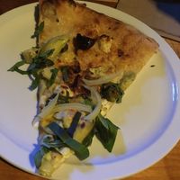 Pizza  at Fort George Brewery in Astoria