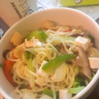 Garlicious sauce (vegan) ramen noodles at Eazie - Gedempte Gracht in The Hague