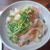 Kohlrabi salad at Vietland in Berlin