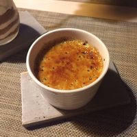 Creme brulee. at Soul R. Vegan Cafe in Taipei