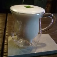 Vanilla milk at Soul R. Vegan Cafe in Taipei