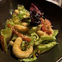 Thai style prawn salad at Soul R. Vegan Cafe in Taipei