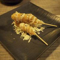 Appetizer-fried shrimp at Soul R. Vegan Cafe in Taipei