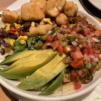Vegan Taco Bowl with Added Tofu at 17 West in New Bremen