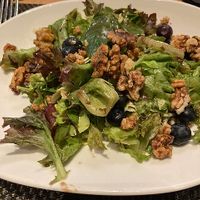 Blueberry-Walnut Salad with the feta cheese removed at 17 West in New Bremen