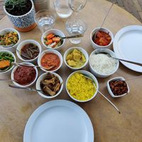 Vegan rijsttafel at BioToko in Zutphen