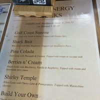 Menu   at Buzzed Brew Coffee in Pensacola