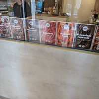 Labeled Vegan options at Gelateria GóGó in Verona