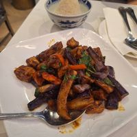 Tofu and eggplant at Wondee Thai Curry & Noodles in New York City