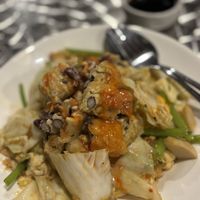 Tempeh sukiyaki  at Aroi Ari (อร่อย อารีย์) in Bangkok