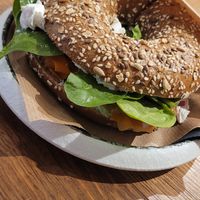 Upper east at New York Bagel Bar / HH-Schanze in Hamburg