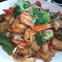 Tofu cashew nuts at Oka in Lancaster