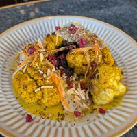 Bbq spiced cauliflower at Kazba Cocktail Bar in Fortitude Valley