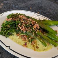 Char grilled broccolini at Kazba Cocktail Bar in Fortitude Valley