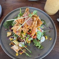 Jackfruit Rosti and salad  at Zulaybar Café in Broome