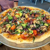 Oh my garden! vegan pizza on Italian crust. Large size. at Peppes Pizza - Kongsberg  in Kongsberg