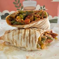 Chkn shawarma  at Tea Gully in Dubai