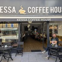 Outdoor seating at Kessa Coffee House in Eastbourne