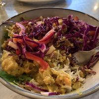 Vegan coconut curry at The Autumn Cafe in Oneonta