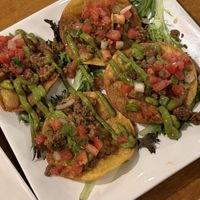 Vegan tostadas   at Japaneiro's in Sugar Land