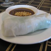 Viet Royale vegan spring roll at Viet Royale in Falls Church