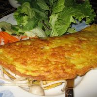 Vietnamese Vegan Crepe at Viet Royale at Viet Royale in Falls Church
