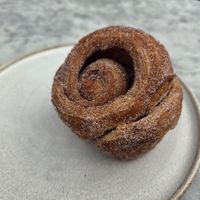 Vegan cinnamon roll at Little Loaf Redland in Bristol