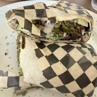 Falafel wrap   at Bistro 4293 in Oakland