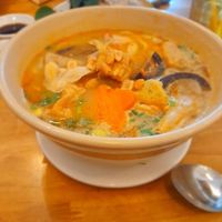 Vegan mi quang chay at Moc Chay in Ho Chi Minh City