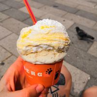 icecream at Iceberg - HaArbaa in Tel Aviv