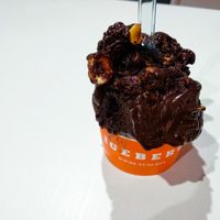 Hazelnut Milk with Dark Chocolate and Hazelnut at Iceberg - Ibn Gabirol in Tel Aviv