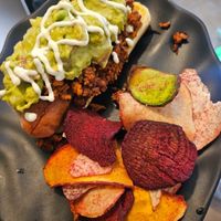Hot dogs at Leguminosa in Mexico City