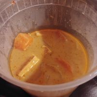 Yellow Curry at Lime and Basil in Chapel Hill