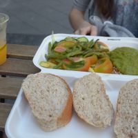 Salad at Vegan Art in Naples