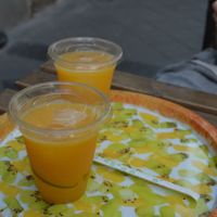 Juices at Vegan Art in Naples