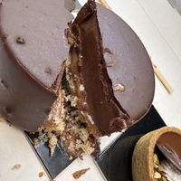 Chocolate hazelnut cake  at Vegan Art in Naples
